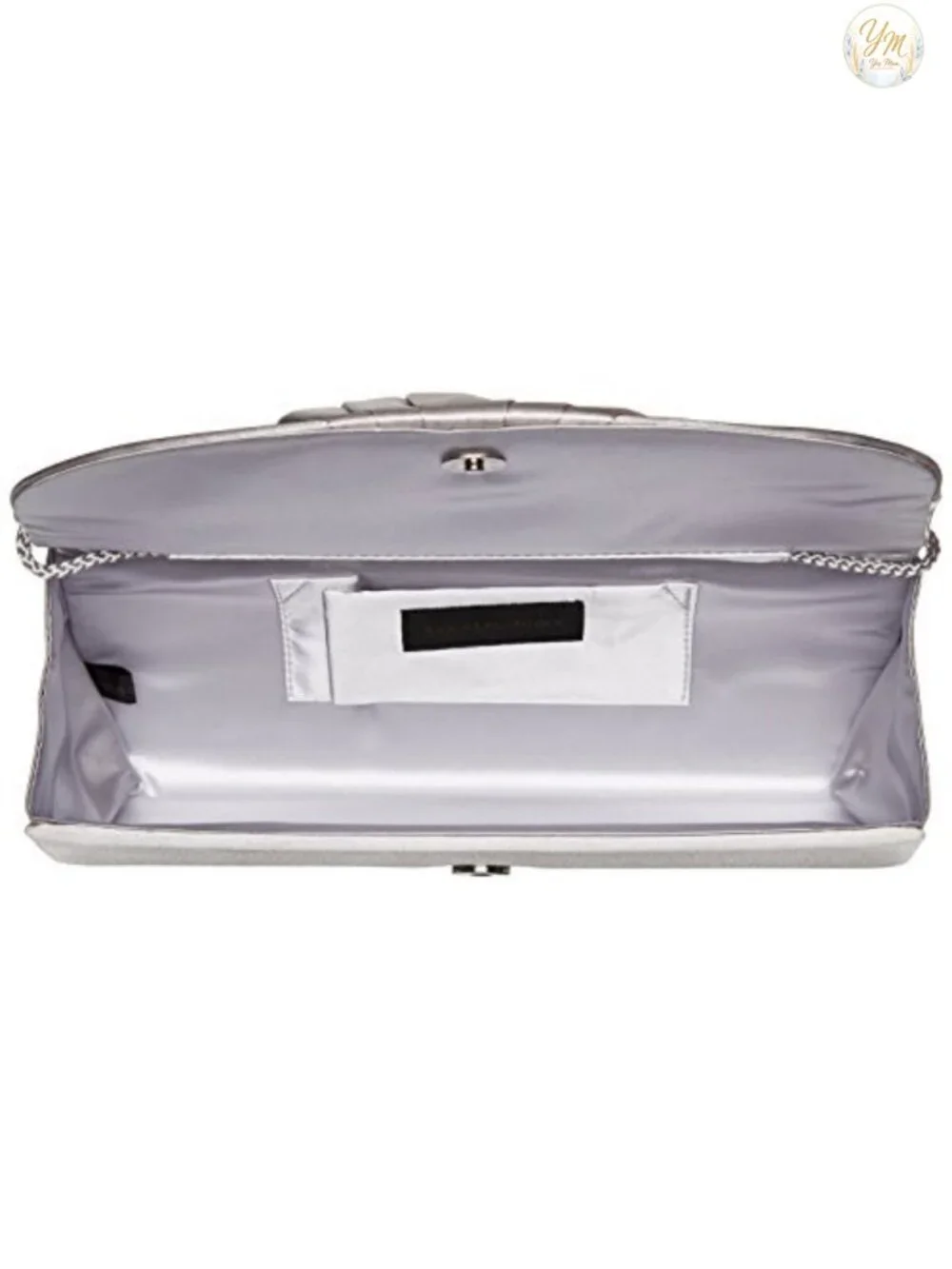 Satin Tuxedo Flap Evening Clutch Shoulder Bag Formal Bridal Purse
